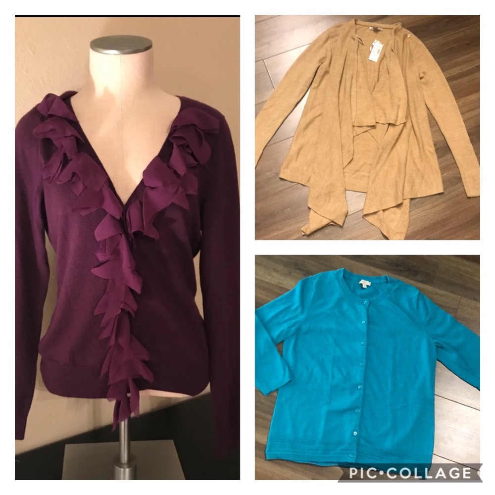 Size small cardigan sweater bundle
